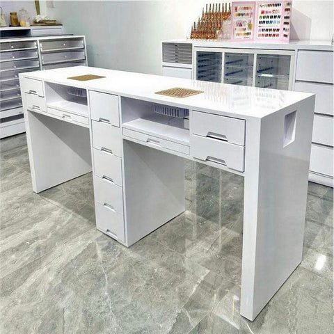 Nail Salon Dedicated Table Multi-seater Multifunctional Manicure Table - Greenlife - Multi-seater Nail Table